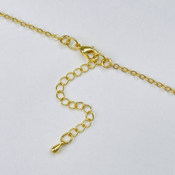 Колье на цепочке из Розового кварца и Граната - Радуга самоцветов фото 4