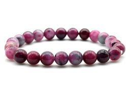 Браслет шарик 8мм из турмалина искусственного