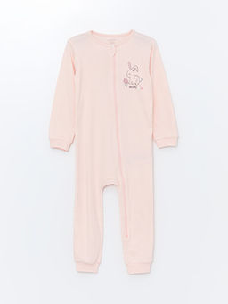 Bisiklet Yaka Basic K?z Bebek Tulum