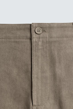 WASHED CHINO TROUSERS - Zara фото 9