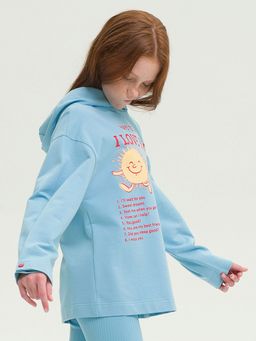 GFNK4318/1 толстовка для девочек - Pelican фото 2