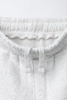 TEXTURED POLO SHIRT AND WIDE-LEG TROUSERS SET - Zara фото 7