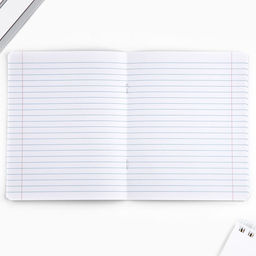 Цена за 20 шт. Тетрадь в линейку, 24 листа, А5, на скрепке, блок №1 «Аниме» МИКС