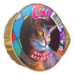 ЕМ ДО ДНА для кош. 100 г Мясное ассорти ламистер