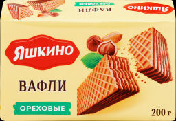 Яшкино, вафли Ореховые, 200 г  фото 2