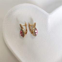 Серьги с кристаллами Swarovski