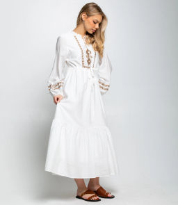 Платье #КТ88810, белый - Dommod фото 3