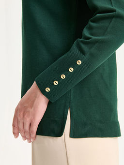 Bisiklet Yaka Kad?n Triko Kazak