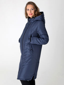 23410 Пальто т.синий - Dizzyway фото 2