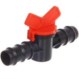 Цена за 10 шт. Муфта соединительная с краном 1/2" ДоброСад