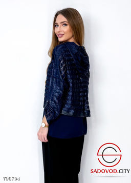 Блузка, гипюр двойная с капюшоном - Bruno фото 2