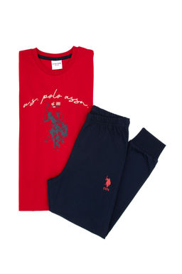 Erkek _ocuk K_rm_z_ Pijama Tak_m_ Sepette S_rpriz _ndirim