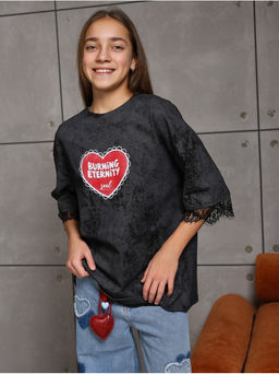 Футболка Вызов Черный Девочка - София фото 5