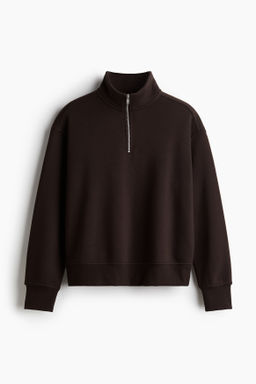 Sudadera con media cremallera Loose Fit - H&m фото 10