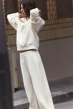 STRAIGHT PLUSH TROUSERS - Zara фото 15