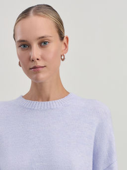 Базовый джемпер с добавлением шерсти / Zarina  фото 6