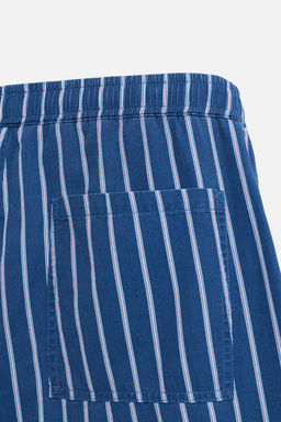 STRIPED RELAXED FIT TROUSERS - Zara фото 10