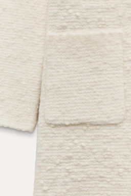 WOOL BLEND KNIT COAT - Zara фото 9