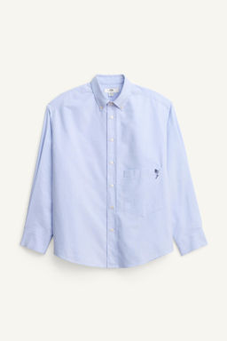 LIMITED EDITION EMBROIDERED OXFORD SHIRT - Zara фото 5
