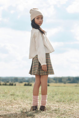 LIMITED EDITION HOUNDSTOOTH SKIRT WITH WOOL - Zara фото 3