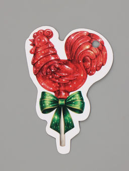 Цена за 20 шт. Шильдик на подарок «Леденец», 5.5×8.1 см
