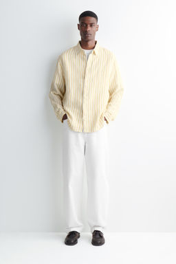 CAMISA DE LINO RELAXED FIT - H&m фото 5