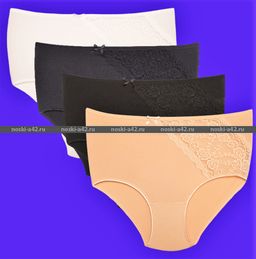 Цена за 5 шт. Трусы женские Турция большие размеры арт. 63650 (80002,63850) 7XL (58-60) - For you фото 5