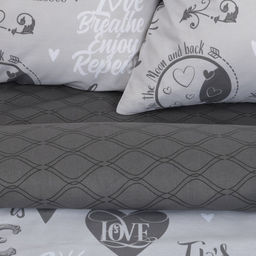 Постельное бельё Этель 2 сп Love 175*215 см, 200*220 см, 70*70 см -2 шт, 100% хлопок, бязь 125 г/м2  фото 9
