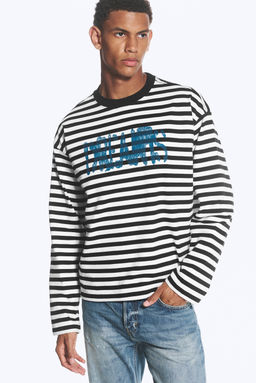 Camiseta boxy de manga larga y estampado gr?fico - H&m фото 3
