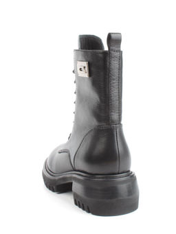 01-GZ6253-G71-N11 BLACK Ботинки демисезонные женские (натуральная кожа, байка) - Фабричный китай фото 7