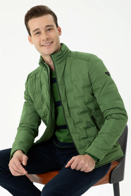 Мужское зеленое пальто Неожиданная скидка в корзине