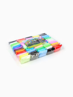 Пластилин воздушный «Пиксели», 60 цветов