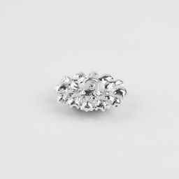 Цена за 2 шт. Пуговица декоративная, 22×20 мм, синяя