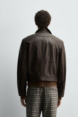 LEATHER JACKET HARRY LAMBERT FOR ZARA X DISNEY  фото 3