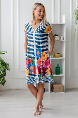 Халат женский из вискозы Есения с рукавом