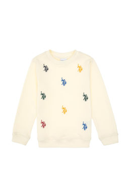 Erkek _ocuk Krem Sweatshirt Sepette S_rpriz _ndirim - U.s. polo assn фото 2