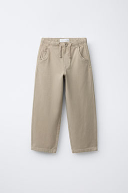 SOFT TROUSERS WITH TOPSTITCHING