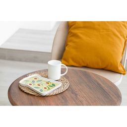 Чайная пара керамическая «Наслаждайся»: кружка 200 мл, блюдце 17.8×13.3 см