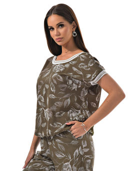 Блузон с анималистическим принтом - А+б коллекция фото 21