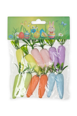 Пасхальный декор "Морковка" 5 см (12 шт) SF-7199, №1