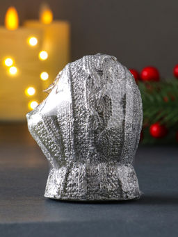 Свеча декоративная Варежка, лак серебро - Simaland фото 5