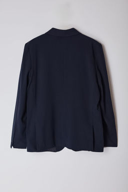 TRENDYOL MAN Lacivert Regular Fit Dusuk Omuz Genis Kal?p Dokuma Klasik Blazer Ceket TMNAW25BC00002 - Trendyolmilla фото 8