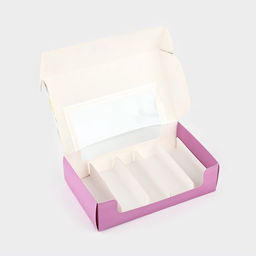 Цена за 5 шт. Коробка для эклеров с вкладышами Цвети, 25?15?7 см