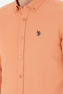 Мужская базовая рубашка с длинным рукавом Brick Brick - U.s. polo assn фото 7