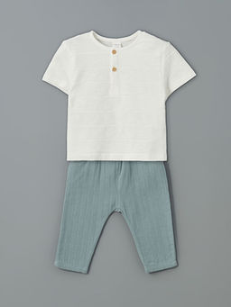 D??meli Erkek Bebek Ti??rt ve Tayt 2li