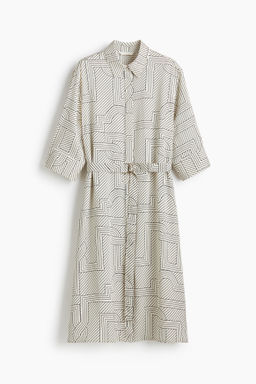 Vestido camisero con cintur?n