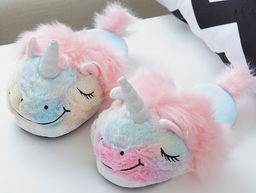 Тапочки домашние Единорожки