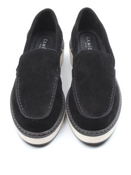 03-5060-3 BLACK Лоферы женские (натуральная замша)