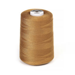 Нитки джинсовые 20/3 полиэстер 2500 ярд цв.394 горчичный MAX