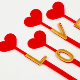 Топпер Любовь, прямоугольник с бусинами - Страна карнавалия фото 8